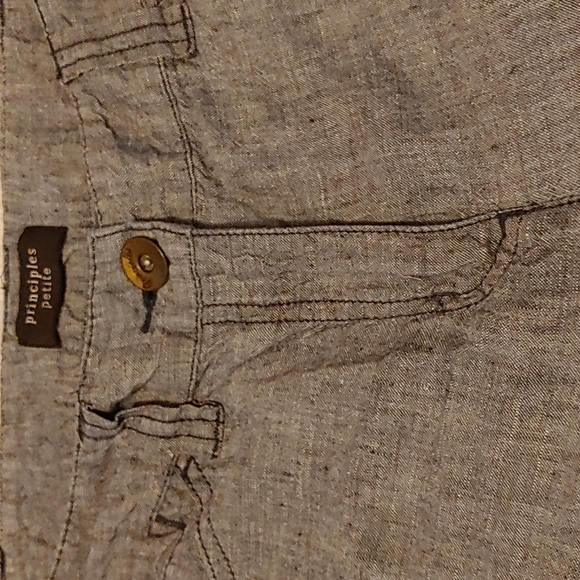 Linen Principles Petite 5 Pocket Trousers - Picture 5 of 9